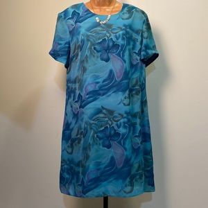 🛝⬇️ Kathie Lee Collection, Size 12, Floral Print Dress